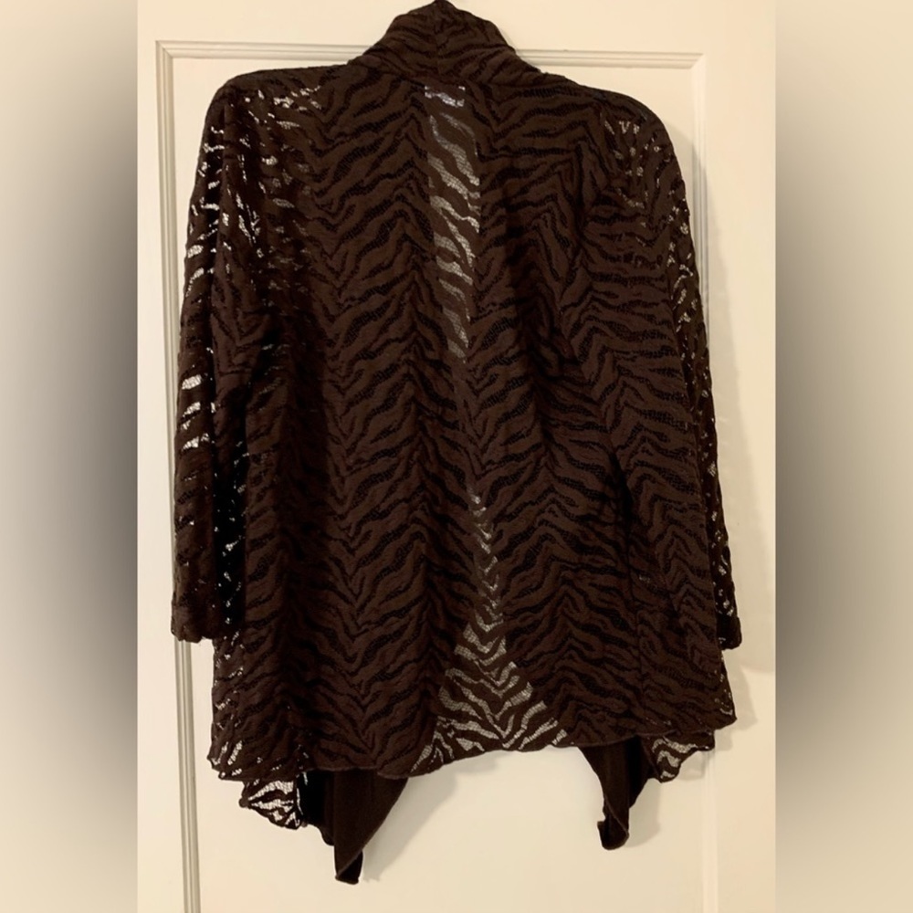 CHICO’S Lace Cascade Jacket - Picture 2 of 10